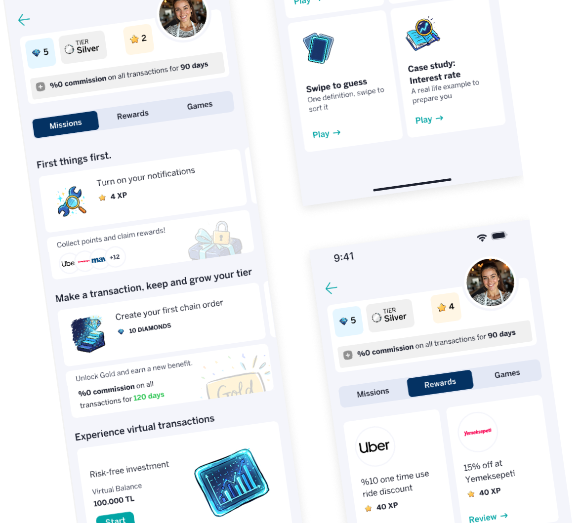 Nebula app screens