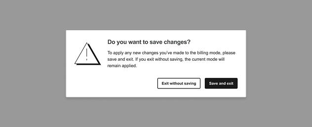 Alert — do you want to save changes?
